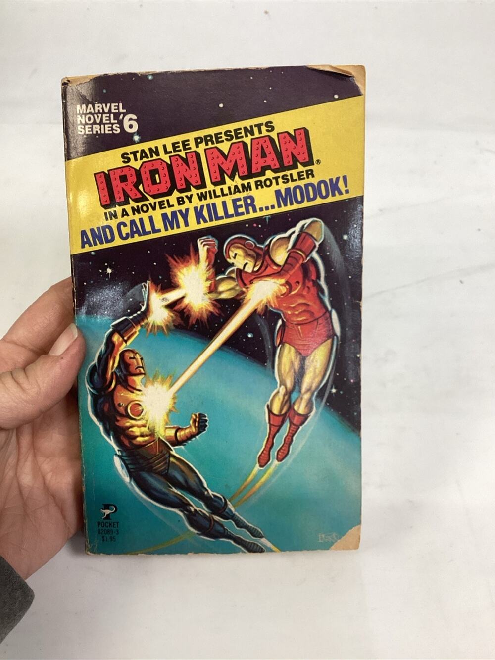 Iron Man: And Call My Killer...Modok! Rotsler 1979 Marvel Novel Series #6 VG+